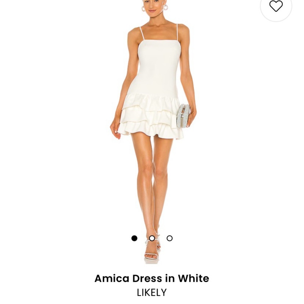Likely mini ruffled dress